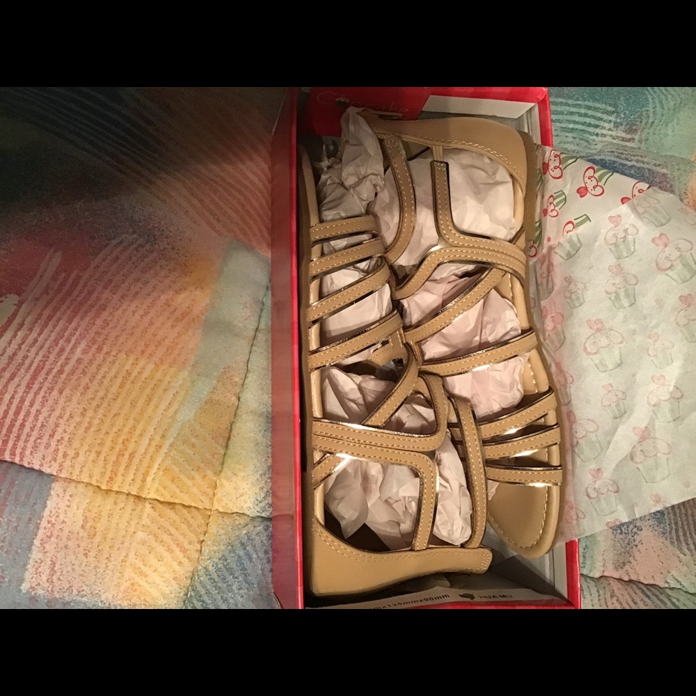 Brand new gladiator sandals